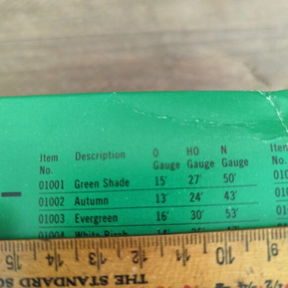 Vintage 1970s Life Like Products Evergreen Trees 01003 Original Box Bottle Brush - Picture 10 of 10